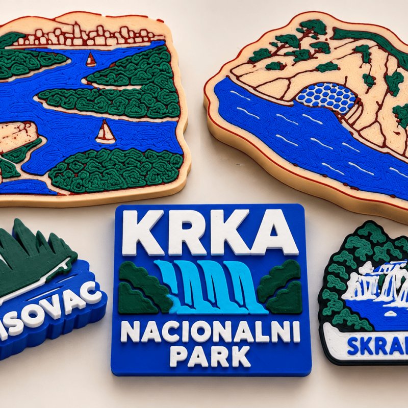 Personalizirani 3D magnet - tri / četiri boje